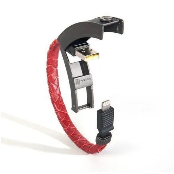 Kyte Key Cavaletto Wearable Charge Sync Cable leather valet Medium - Picture 13 of 15